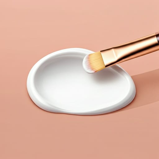 Soin du visage professionnel avec masque crémeux
